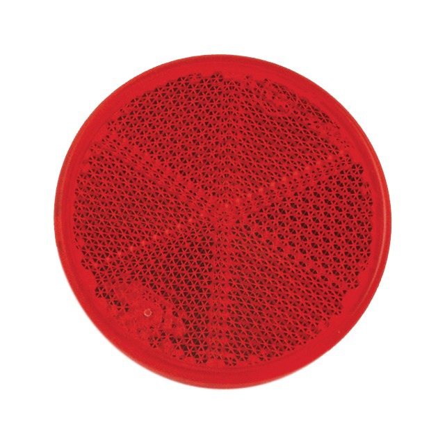 Catadioptre Rond 60MM Adhesif Rouge référence fournisseur 1220086